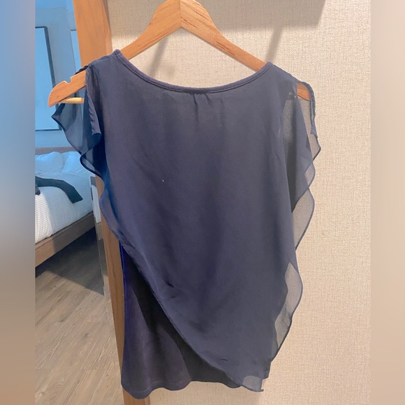 iZ BYER Navy Top - Picture 2 of 3